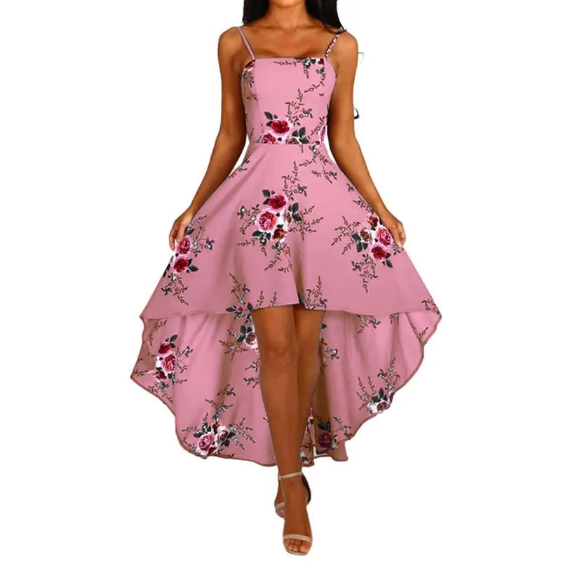 

Женский летний сарафан Спагетти ремень открытая спина Большие Качели Шифоновое Платье-MX8