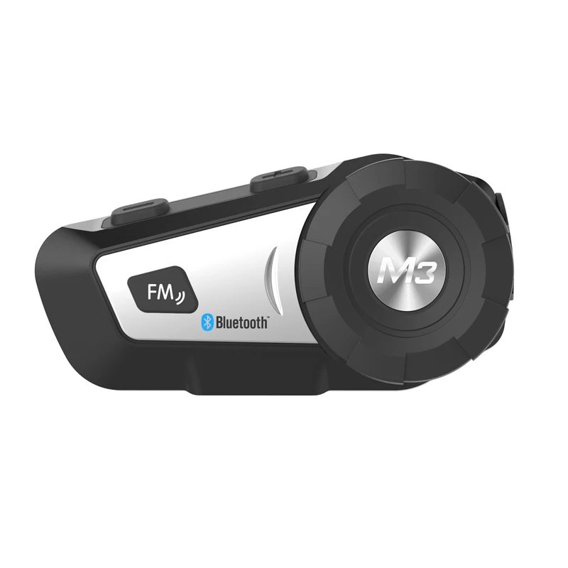 Silver MORNYSTAR мульти-функциональный MP3 FM голосовых команд Bluetooth мотоциклетный шлем Проводная гарнитура с Bluetooth соединение с двухстороннее радио - Цвет: Silver