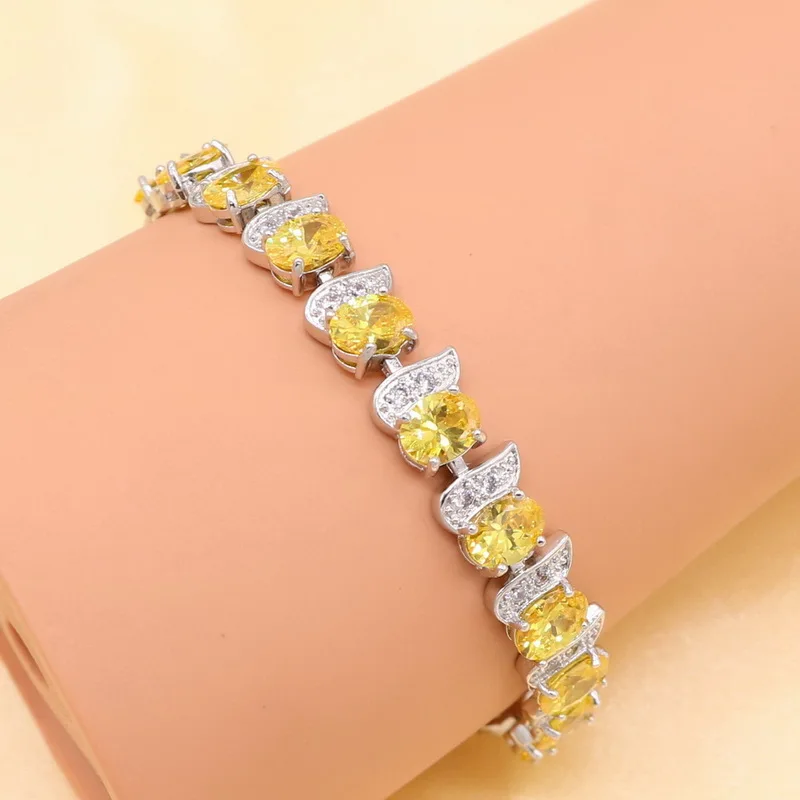 Женский ювелирный комплект из колье серёг браслета и кольца | Украшения