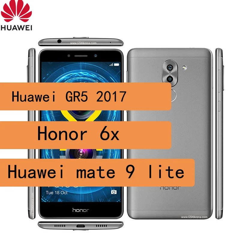 

Global Firmware Huawei GR5 2017 Smartphone Honor 6x Huawei Mate 9 Lite Celular 3340 MAh Kirin 655 1080 X 1920 Pixels Refurbished