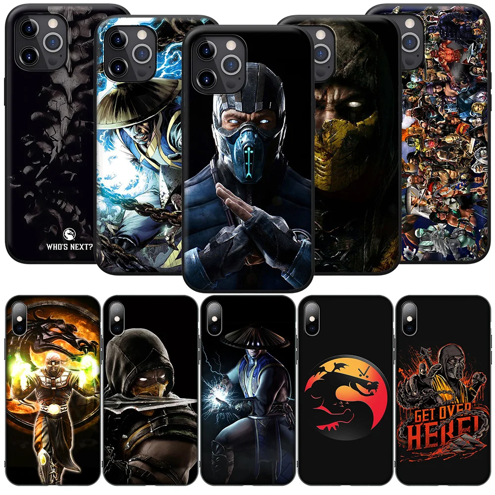 Мягкий силиконовый чехол GX143 Mortal Kombat для iPhone 13 12 Mini 11 Pro XS Max XR X 8 7 6 6S Plus 5 5S SE 2020 |