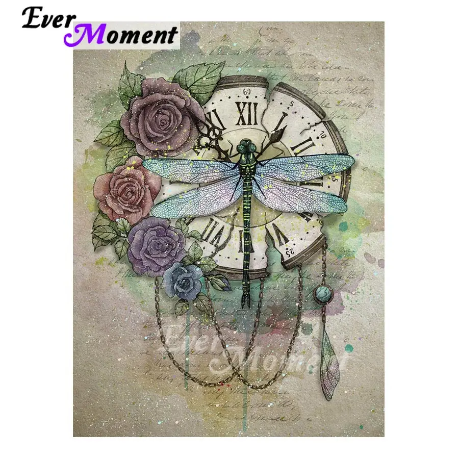 

Ever Moment DIY Diamond Painting Full Square Drills Hobby Mosaic Embroidery House Decoration Craft Leisure At Home Gift 4Y1889