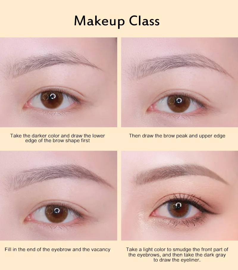 

NEW 3 Colors Eyebrow Powder Eyebrow Brush Easily Coloring Waterproof And Anti-sweat Eyebrow Concealer Eyebrow Enhancers TSLM1