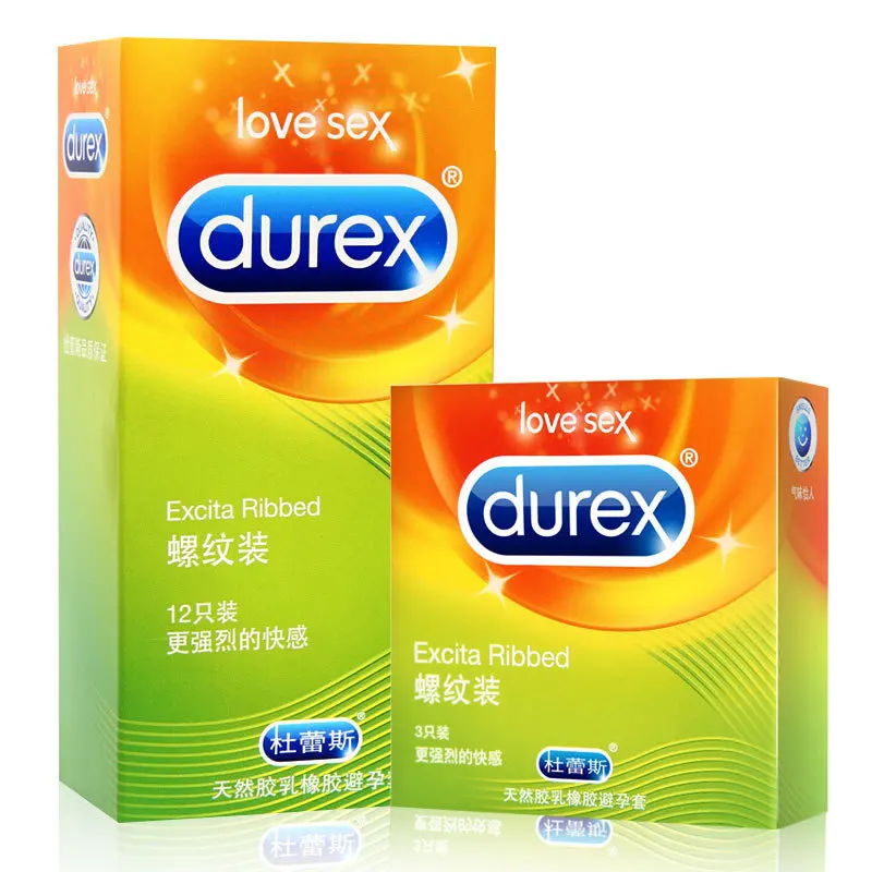 Презервативы Durex ребристые для мужчин презервативы Xl с пупырышками