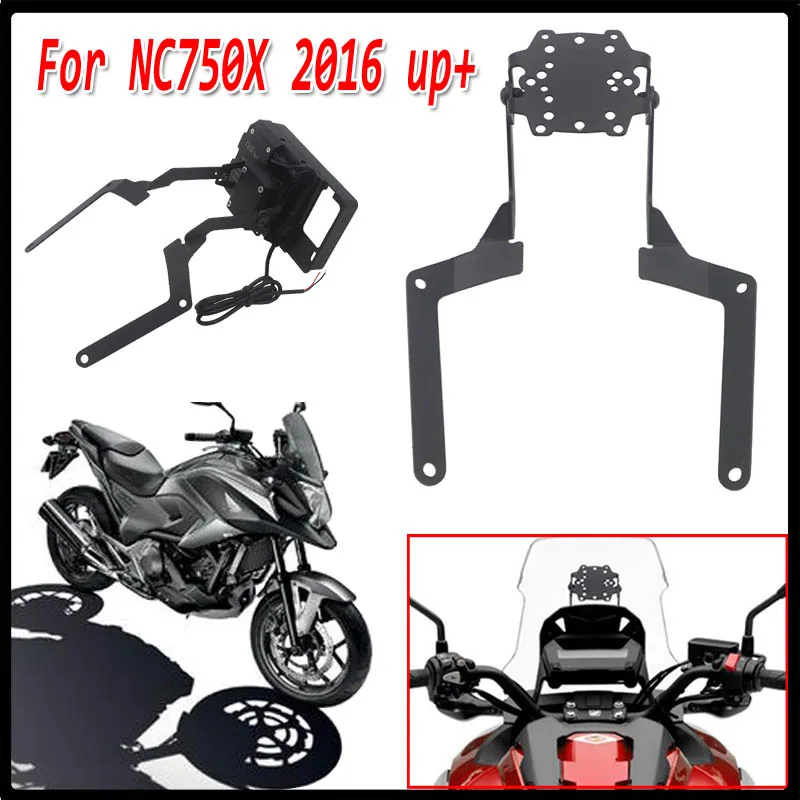 

for Honda NC750X 2016 - 2019 2018 2017 NC750 X NC 750X Motorcycle Stand Holder Phone Mobile Phone GPS Navigation Plate Bracket