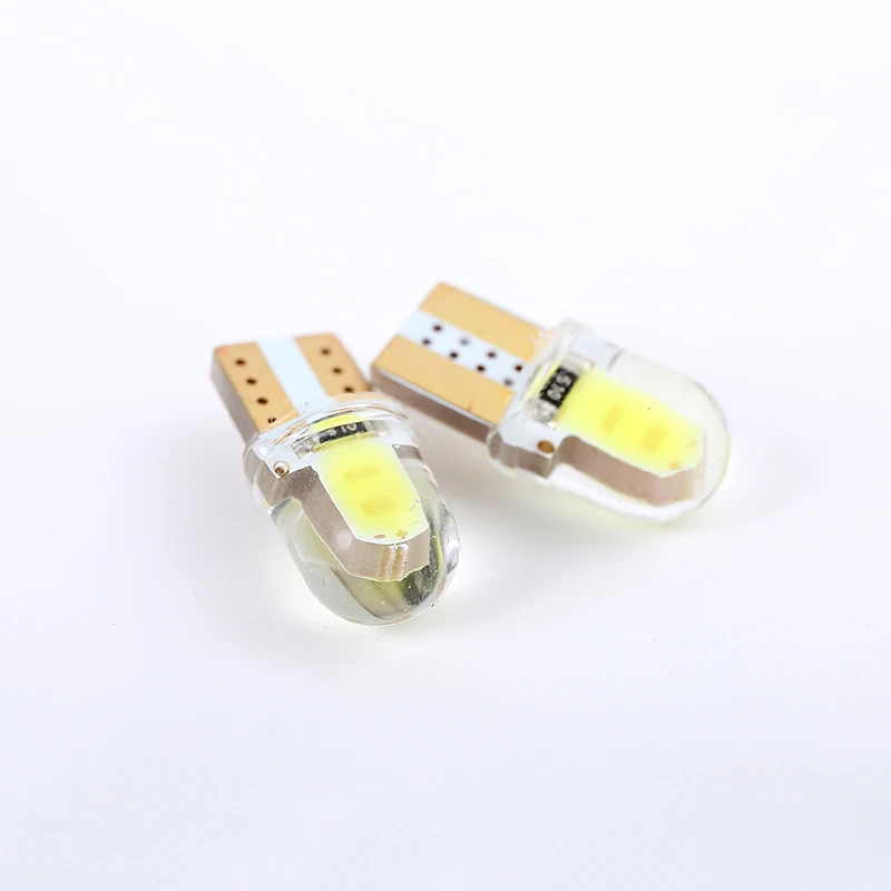10 шт. светодиодный W5W T10 COB 8SMD автомобиля Подсветка салона для VW Polo Golf 4 5 7 6 T5 T4 Beetle Passat B6 B5 B7 B5.5 Touran Bora Caddy