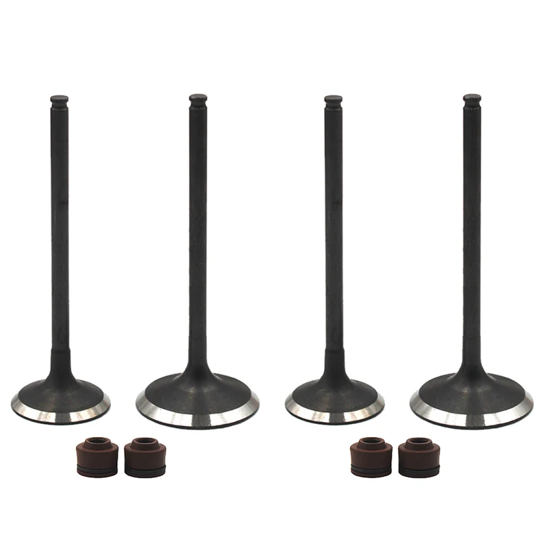 Детали двигателя мотоцикла впускной и выпускной клапан для Kawasaki KXF250 2004-2008 2009-2016