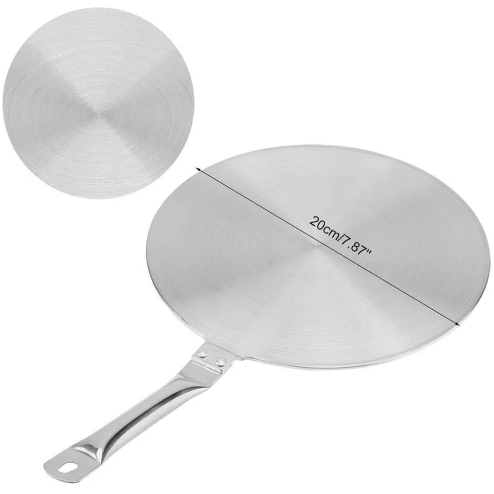 

20cm Kitchen Induction Cooker Heat Conduction Plate Coffee Insulation Pad Converter Disc Adapter Plate Kitchen Stove Accessories