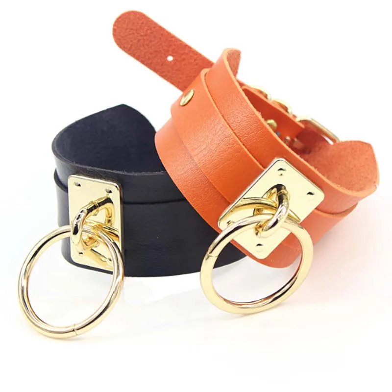 Женское женское мужское готическое сексуальное из искусственной кожи 1 кольцо