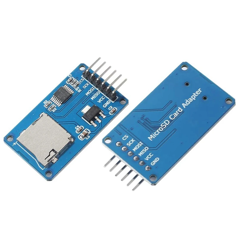 

2PCS for MicroSD Card Module TF Card Reader/Writer SPI Interface with Level Conversion Chip
