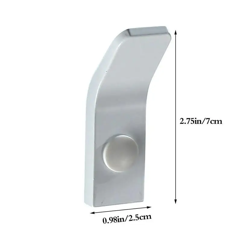 

Steel Hook Bathroom Wall-mounted Towel Holder Wall Rack Hanging Screw Organizer Y4E3