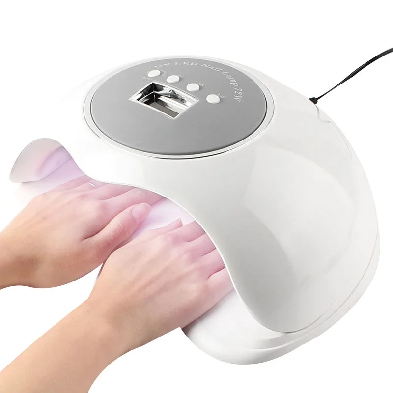 72 Вт маникюрный магазин специальная фототерапия Быстросохнущий светодиодный