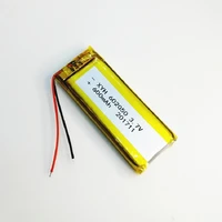 3 7v polymer lithium battery 602050 600ma bluetooth recording pen point read pen audio