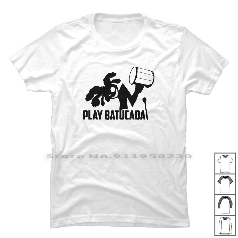 Футболка Surdo Play Batucada 100% хлопок видео музыка кино игры летучая мышь возраст Ada Ny Do