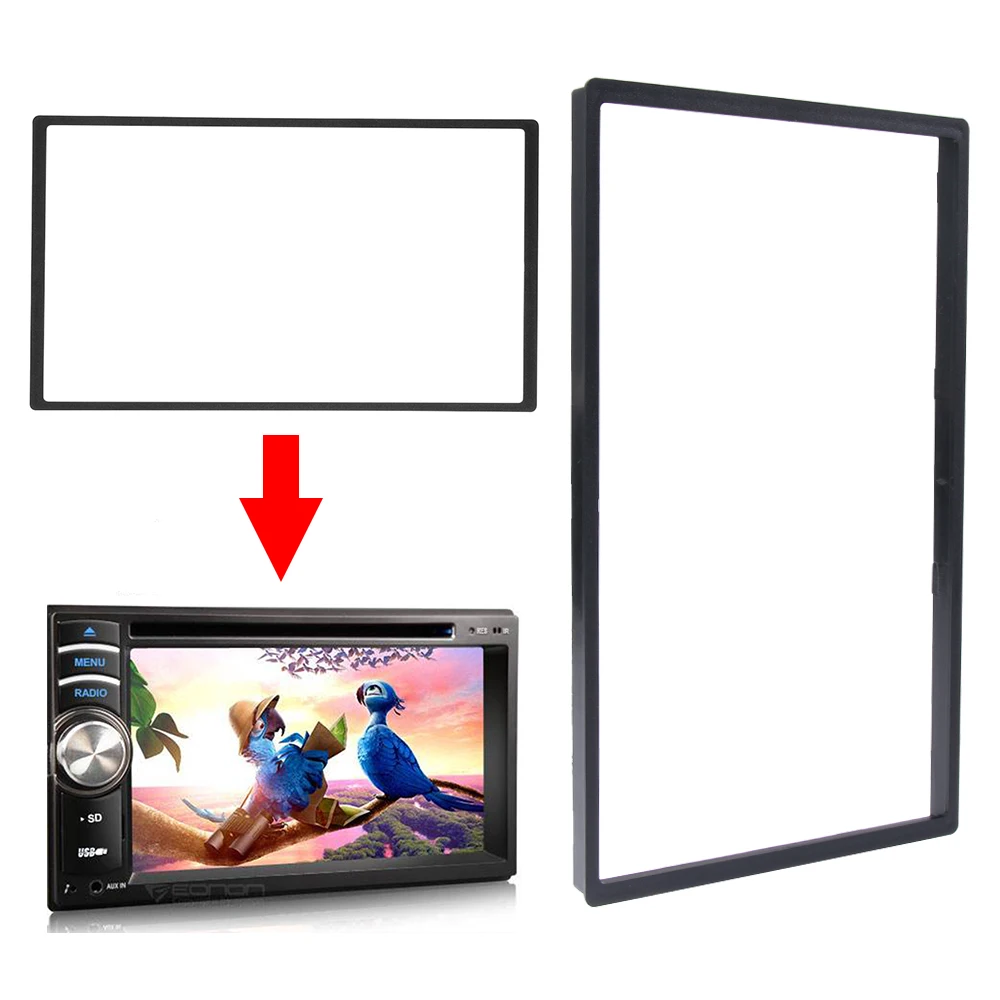 Рамка для автомобильного мультимедийного Проигрывателя 2 Din радио MP5 DVD стерео CD