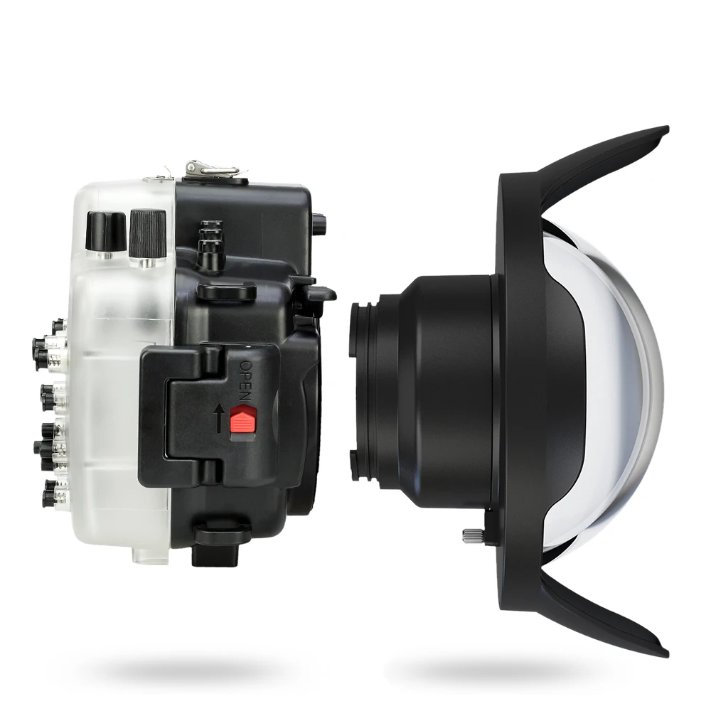 Корпуса Seafrogs для подводной Камеры Sony A7 II Panasonic GH5 купол сухого купола 8 дюймов Meikon