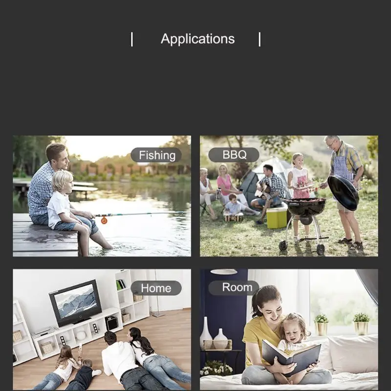 

360 Degree Rotation Telescopic Floor Desk Fan 2000mAh Rechargeable Battery 3 Speeds USB Fan for Live Video Camping Home Office