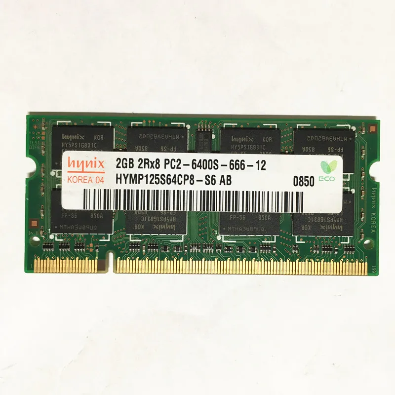 

Hynix ddr2 2 ГБ 800 МГц RAM 2 Гб 2Rx8 PC2-6400S-666-12 память для ноутбука DDR2 800 МГц 2 Гб