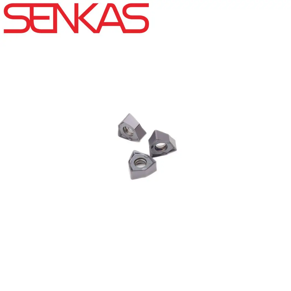 

Экономичное лезвие SENKAS с 6 лезвиями WNKU060408 R-M вставка для TKFM90WN06 90 ° торцевая фреза инструмент 6 режущих кромок с обеих сторон