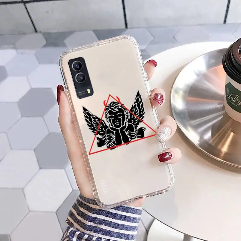 

David lines Adam Abstract Art Phone Case Transparent For vivo iqoo 93 9 97 7 3 6 5 1 11 81 85 73 75 71 v y z s x pro