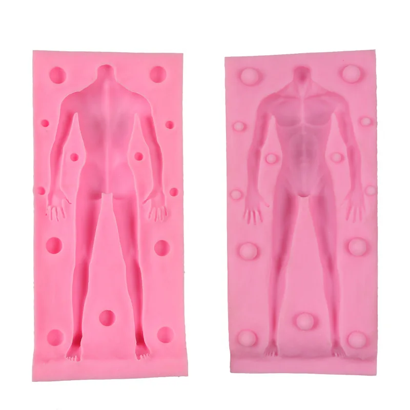 3D силиконовые формы для мужчин и женщин кубики мыла льда помадки кондитерских