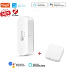 Датчик влажности и температуры Tuya Zigbee, домашний гигрометр-термометр с поддержкой Alexa Google Home, 31 шт.
