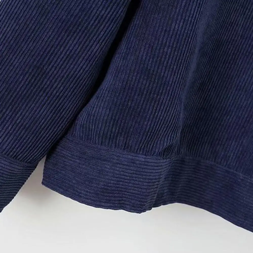 Модные вельветовые куртки в стиле Харадзюку Женская Базовая куртка пальто