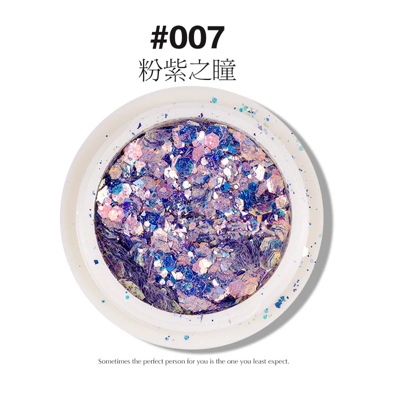 

8 Colors New Nail Art Accessories Nail Art Sequins Glitter Patch Super Flash Full Set of Decoration Fairy Pupil