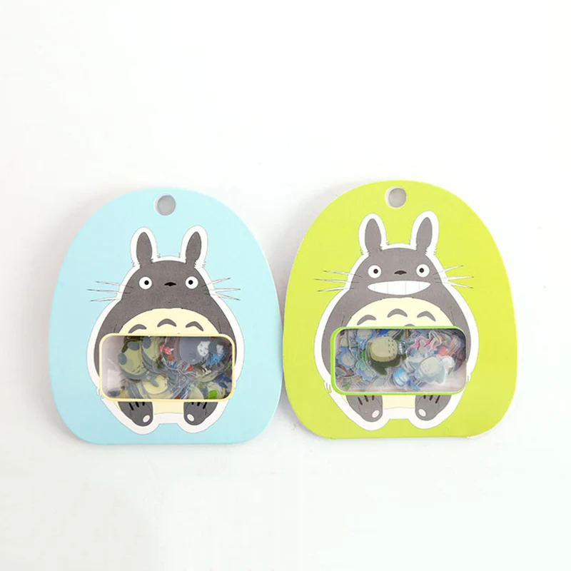 60 шт./пакет МИЛЫЙ Тоторо наклейки клеи ПВХ детские для дневника декоративные