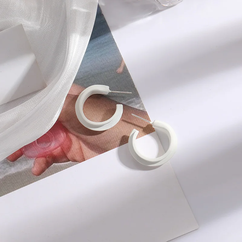 

Hoop Earrings Set 925 Sterling Geometirc C eline Brincos 2021 Trend Jewelry Gift