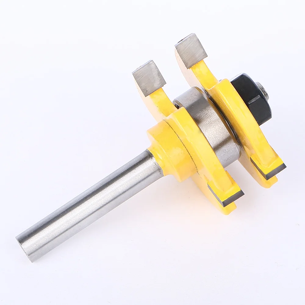 Т образная Концевая фреза 8 мм с хвостовиком 3 зубца для дерева напольный нож