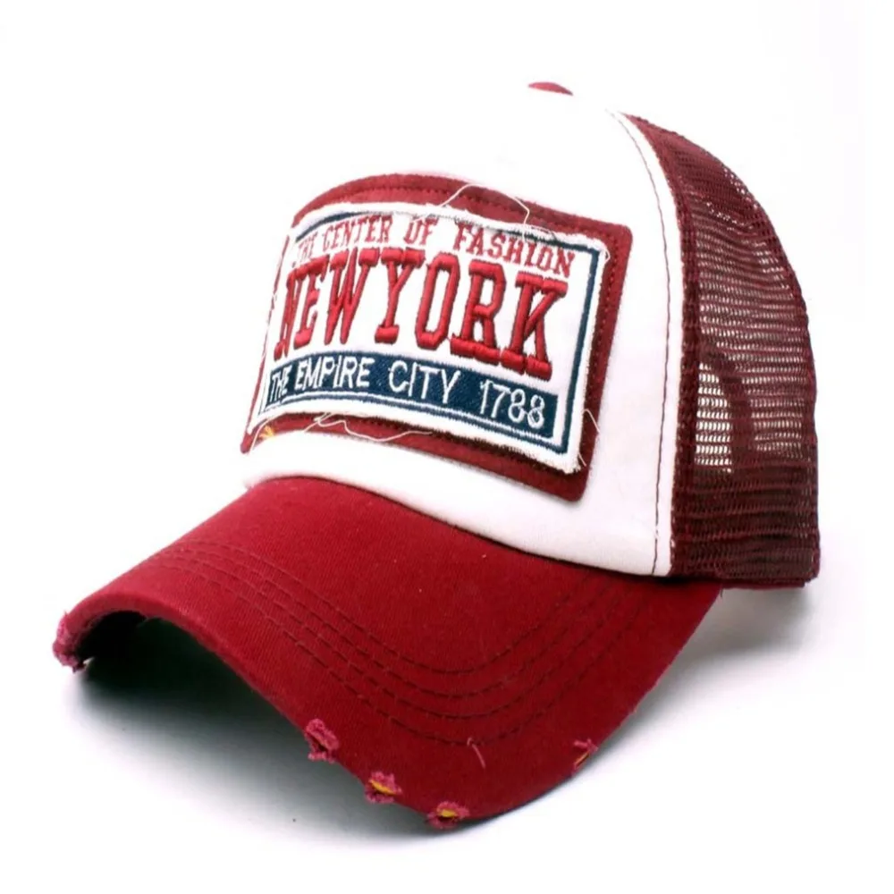 Летняя бейсболка с вышивкой сетчатая Кепка Женская Повседневная в стиле хип-хоп