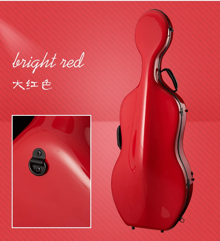 Новый полноразмерный чехол для виолончели из углеродного волокна 4/4