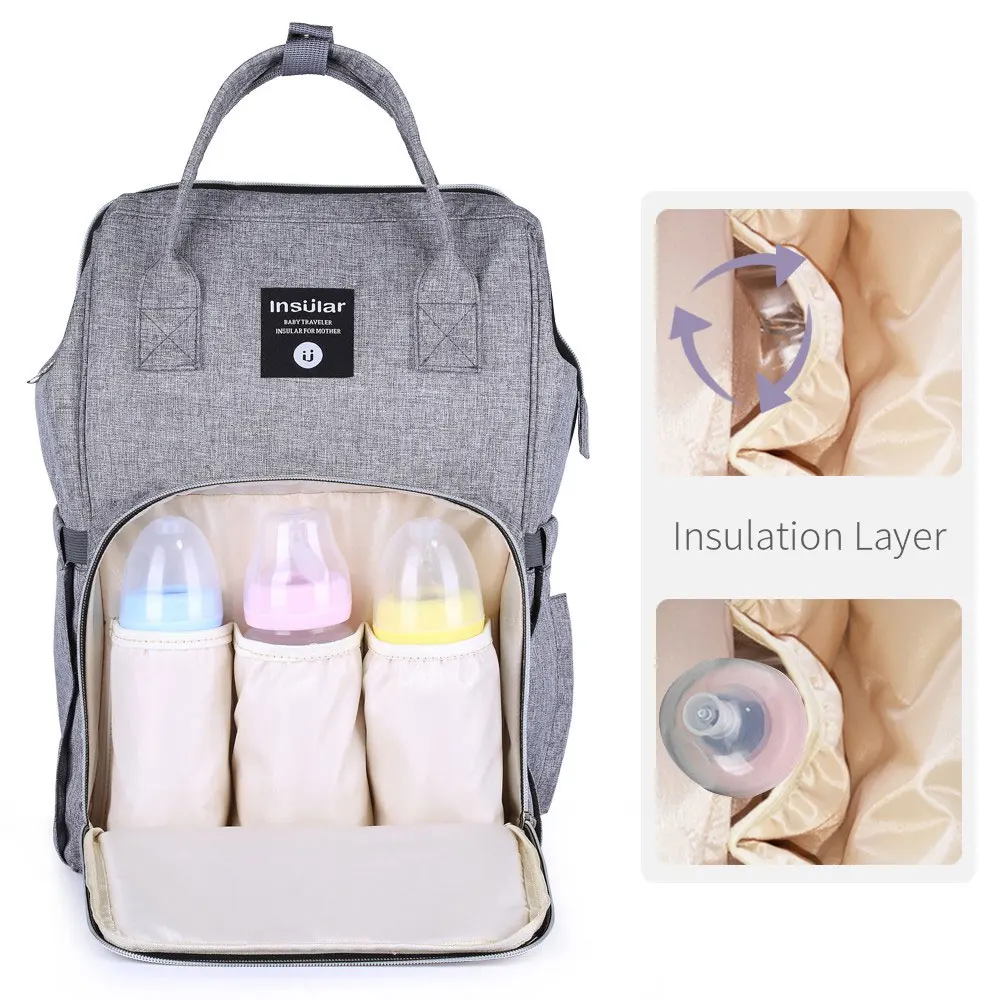 Многофункциональный водонепроницаемый рюкзак для мам вместительный ранец на