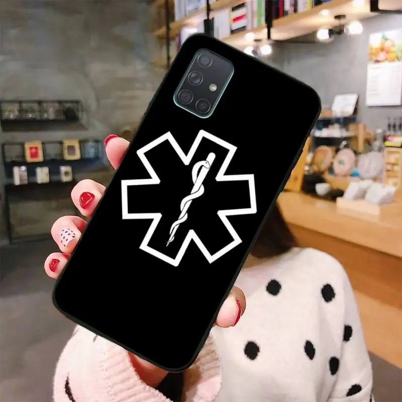 EMT EMS медицинский спасательный значок DIY печать чехол для телефона Samsung A10 A20 A30 A40 A50