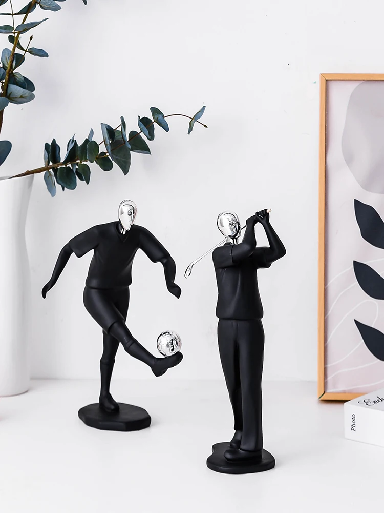 Современные Полимерные украшения для фитнеса домашняя гостиная настольные