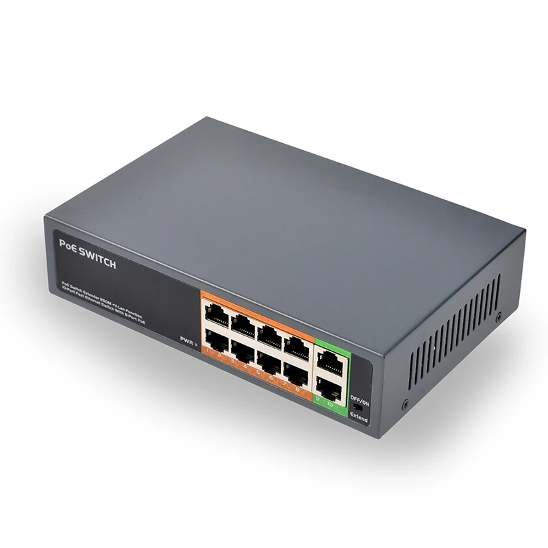 PSE108EX V2.0 104 Вт 8 портов Poe Plus 2 канала связи с функцией расширителя IEEE802.3Af/At сетевой