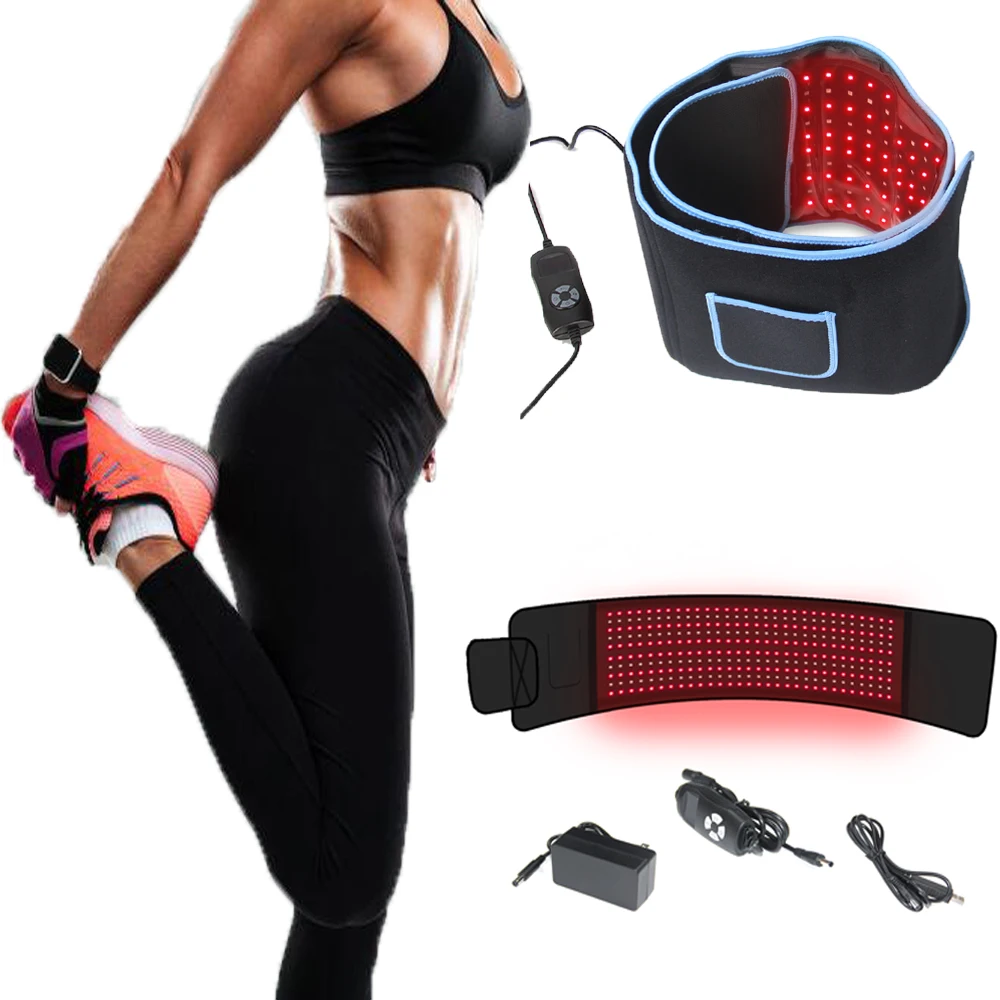 ADVASUN LED Red Light Therapy Belt Near Infrared 660nm 850nm Full Body Skin and Pain Relie Loss Weight Tightening Clean