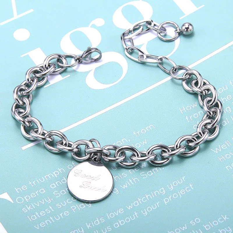 Цепочка из нержавеющей стали для мужчин и женщин стильный классический