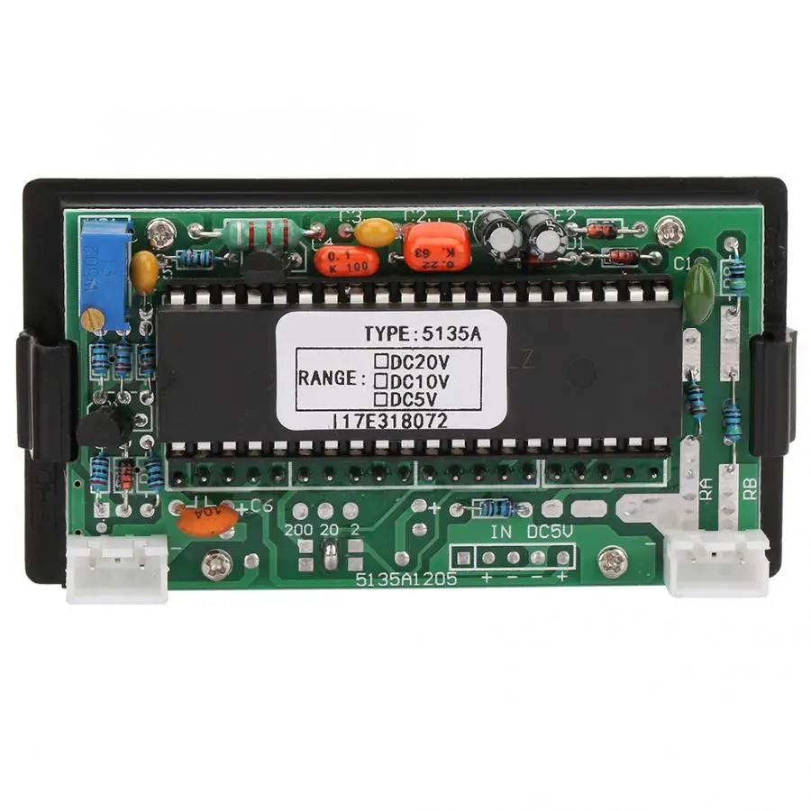 Измеритель Напряжения 5135A 3 1/2 _ цифровой панельный измеритель постоянного