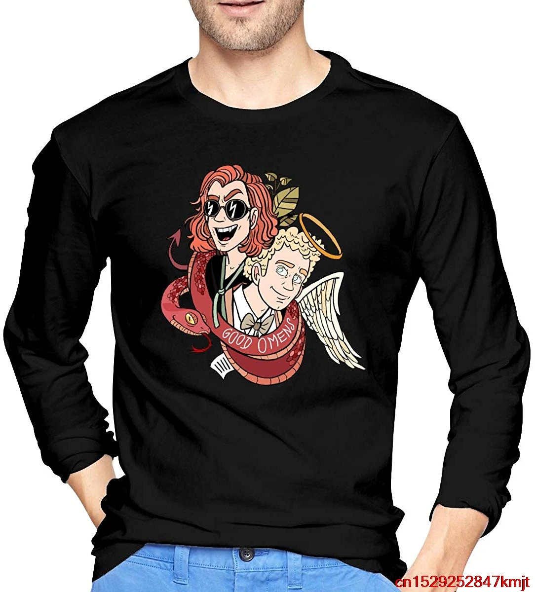 FGHFG Good O Мужские повседневные рубашки с длинным рукавом и круглым вырезом TFGHFG Топы