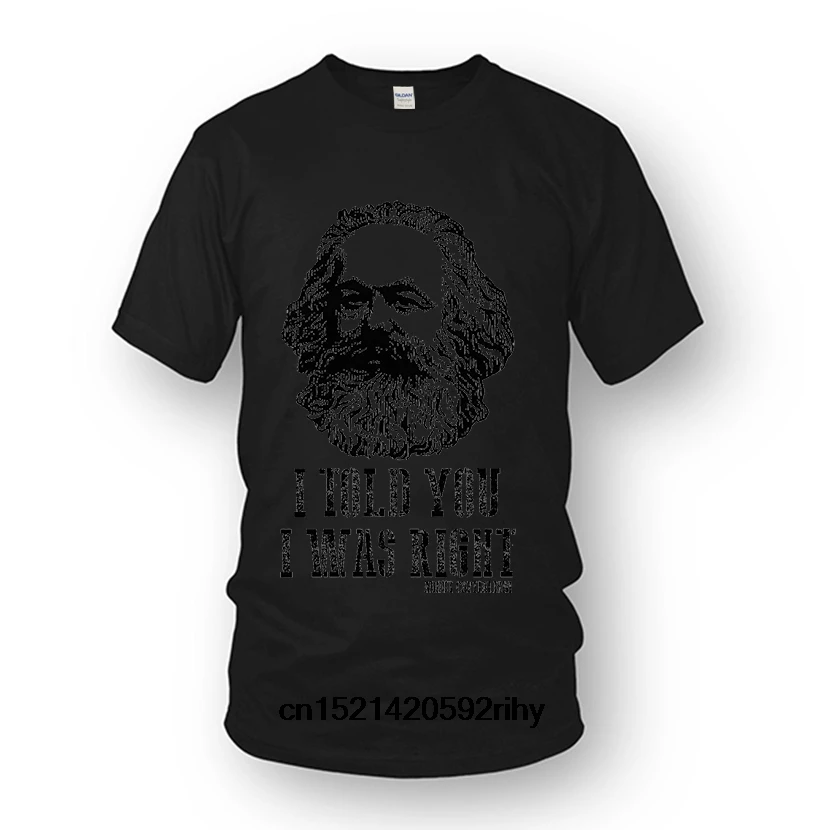 Модная футболка хипстер крутые топы Карл Маркс капитализм Коммунистическая 100%