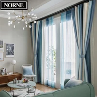 norne multicolor gradient thermal insulated room darkening curtain blinds panel for bedroom living room drapes custom made