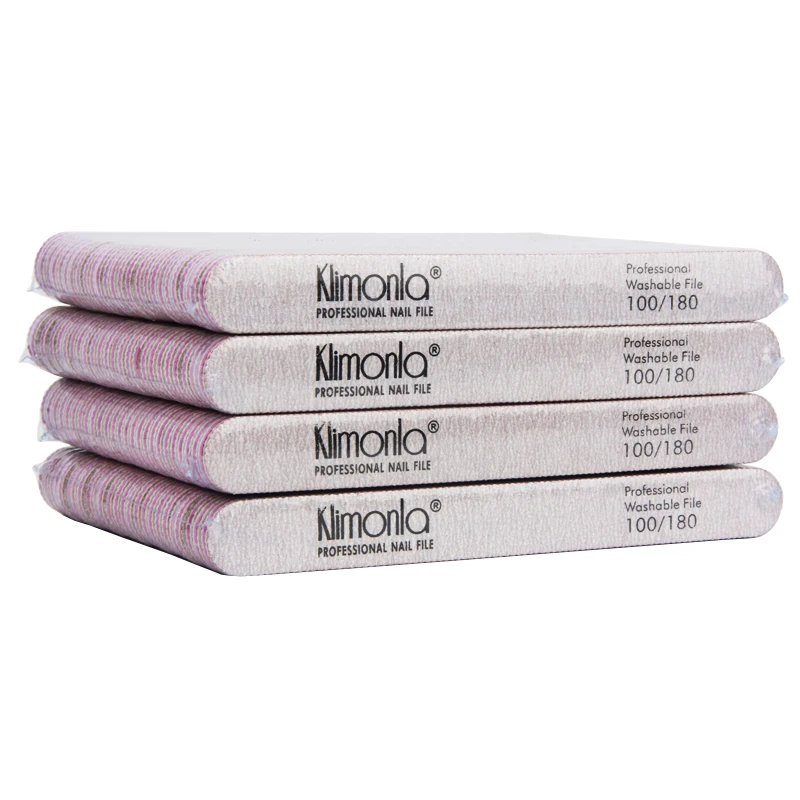 Профессиональная шлифовальная пилка для ногтей зернистость 100/180 25 шт./лот|Пилки и