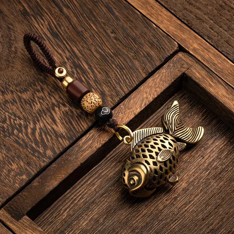 Медная подвеска винтажная латунная металлическая счастливая животное шнурок