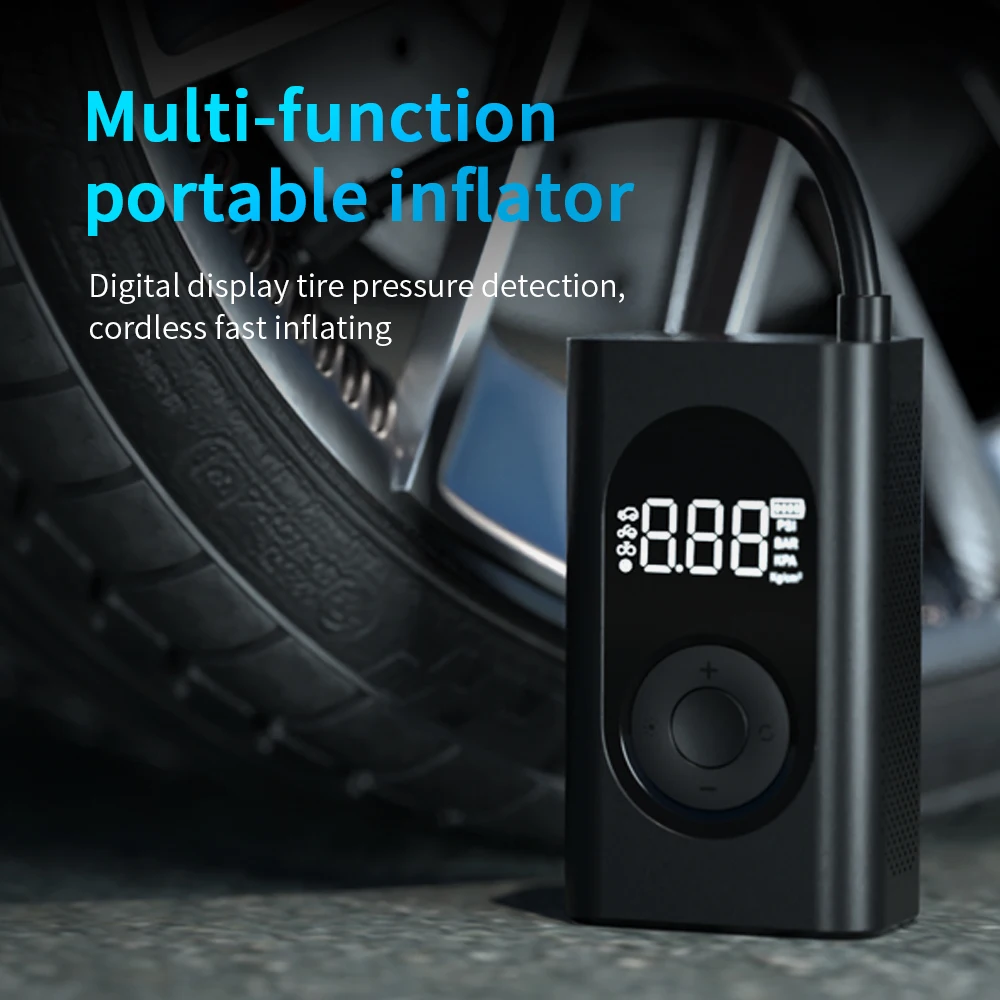 

Electric Pump Mini Portable Wireless Inflatable Tire Inflator Air Pump Rechargeable For Car Motorcycle Bike Tyre Pump