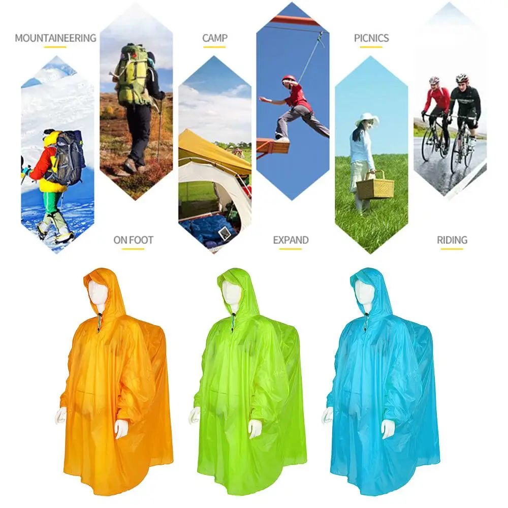 

Outdoor Backpack Rain Cover Waterproof Rain Cover Nylon Soft Rain Cover Outdoor Camping Equipment Waterproof Rainwear Suit