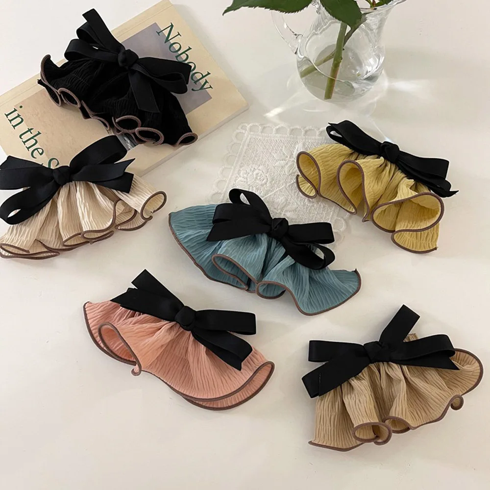 

Новинка, плиссированная заколка для волос орган, милая заколка для волос с оборками и бантом, заколка для волос, аксессуары для волос для дев...