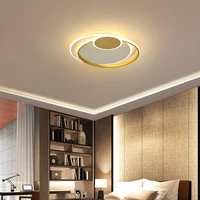 free shipping light luxury ceiling lamp golden fashion bedroom lamp creative simple round room lighting new study lamps