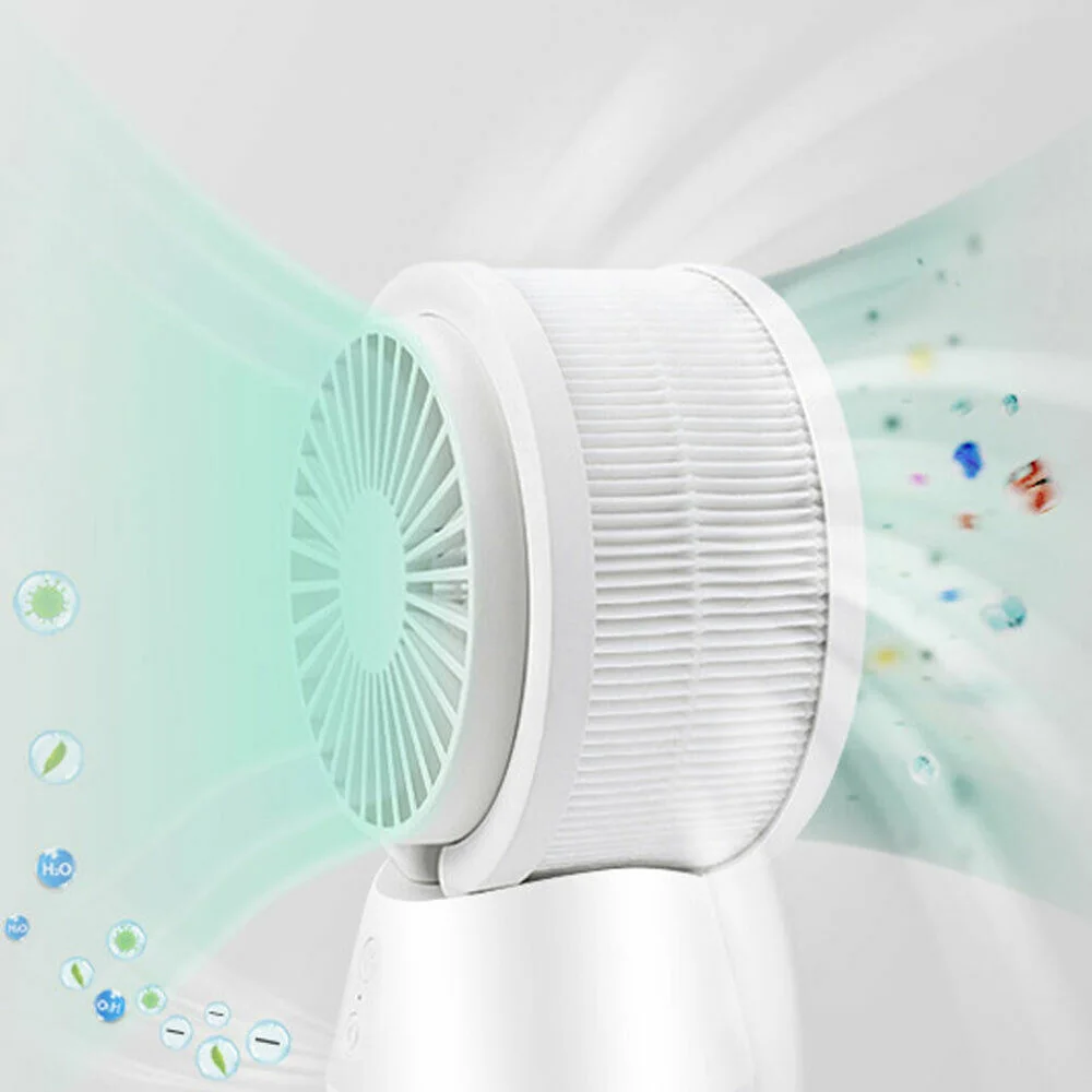 Портативный мини вентилятор перезаряжаемый бесшумный Настольный для очистки